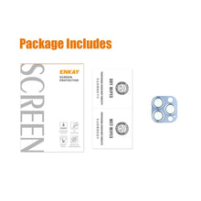 Load image into Gallery viewer, ENKAY Aluminium Alloy + Tempered Glass Camera Lens Cover for iPhone 13 Pro / 13 Pro Max