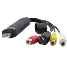 Load image into Gallery viewer, Portable USB 2.0 Video + Audio RCA Female to Female Connector for TV / DVD / VHS Support Vista 64 / win 7 / win 8 / win 10 / Mac OS