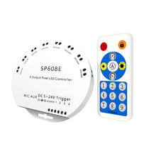 Load image into Gallery viewer, SP608E Dual Signal Output Mobile APP Control Bluetooth LED Controller Kit for WS2812B WS2811 1903 1804 Pixel LED Strip, DC5V~24V