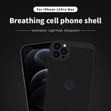 Load image into Gallery viewer, MOFi Honeycomb Texture Breathable PC Shockproof Protective Back Cover Case, For iPhone 12 Pro Max