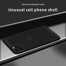Load image into Gallery viewer, MOFi Honeycomb Texture Breathable PC Shockproof Protective Back Cover Case, For iPhone 12 Pro Max