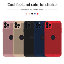 Load image into Gallery viewer, MOFi Honeycomb Texture Breathable PC Shockproof Protective Back Cover Case, For iPhone 12 Pro Max