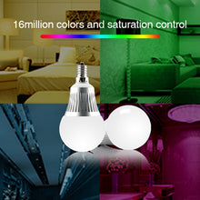 Load image into Gallery viewer, FUT013 5W E14 RGB + CCT LED Bulb AC100~240v 2.4g WiFi Remote Control Dimmable Led Lights