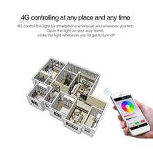 Load image into Gallery viewer, FUT012 E27 9W RGB + CCT LED Bulb Light 100V-240V Full Color Remote Control Smart Bulb WiFi 2.4G Wireless