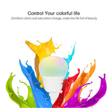 Load image into Gallery viewer, FUT105 12W RGB + CCT LED Bulb Light E27 Indoor Light 2.4G Remote Smart Phone APP Control Bedroom Living Room AC100~240V