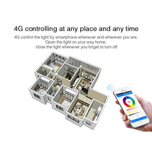Load image into Gallery viewer, FUT105 12W RGB + CCT LED Bulb Light E27 Indoor Light 2.4G Remote Smart Phone APP Control Bedroom Living Room AC100~240V
