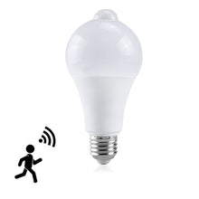 Load image into Gallery viewer, LED Light Waterproof Motion Sensor Infrared Sensor E27 LED Sensor Bulb White Light