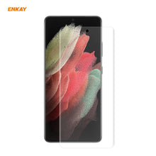Load image into Gallery viewer, For Samsung Galaxy S21 Ultra 5G ENKAY Hat-Prince 3D Full Screen PET Curved Hot Bending HD Screen Protector Soft Film