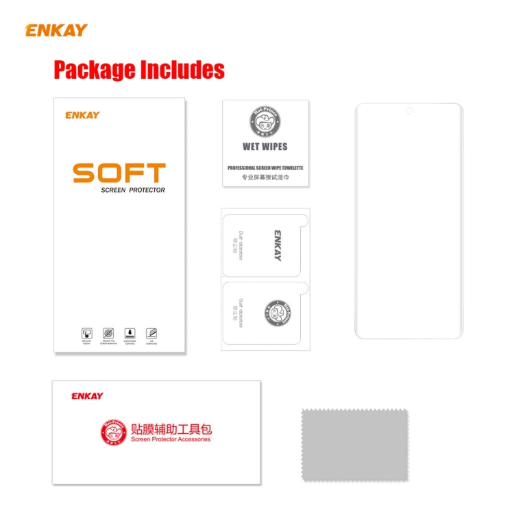 For Samsung Galaxy S21 Ultra 5G ENKAY Hat-Prince 3D Full Screen PET Curved Hot Bending HD Screen Protector Soft Film