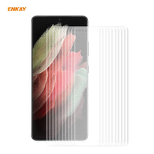 Load image into Gallery viewer, 10 PCS For Samsung Galaxy S21 Ultra 5G ENKAY Hat-Prince 3D Full Screen PET Curved Hot Bending HD Screen Protector Soft Film