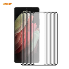 Load image into Gallery viewer, 10 PCS For Samsung Galaxy S21 Ultra 5G ENKAY Hat-Prince 3D Full Screen PET Curved Hot Bending HD Screen Protector Soft Film