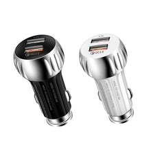 Load image into Gallery viewer, YSY-310QC18W QC3.0 Dual Port USB Car Chargrt for Apple / Huawei / Samsung / Xiaomi, YSY-310QC18W, Car Charger