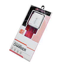 Load image into Gallery viewer, LZ-023 18W QC 3.0 USB Portable Travel Charger + 3A USB to 8 Pin Data Cable, US Plug, USB to 8 Pin Data Cable, US Plug, 8 Pin Data Cable, US Plug