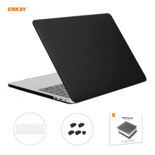 Load image into Gallery viewer, ENKAY 3 in 1 Matte Laptop Protective Case + US Version TPU Keyboard Film + Anti-dust Plugs Set for MacBook Pro 13.3 inch A1706 / A1989 / A2159 (with Touch Bar), For MacBook Pro 13.3 inch A1706 (with Touch Bar)