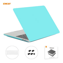 Load image into Gallery viewer, ENKAY 3 in 1 Matte Laptop Protective Case + US Version TPU Keyboard Film + Anti-dust Plugs Set for MacBook Pro 13.3 inch A1706 / A1989 / A2159 (with Touch Bar), For MacBook Pro 13.3 inch A1706 (with Touch Bar)