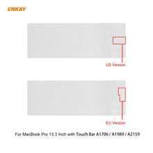 Load image into Gallery viewer, ENKAY 3 in 1 Matte Laptop Protective Case + US Version TPU Keyboard Film + Anti-dust Plugs Set for MacBook Pro 13.3 inch A1706 / A1989 / A2159 (with Touch Bar), For MacBook Pro 13.3 inch A1706 (with Touch Bar)