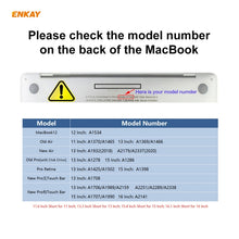Load image into Gallery viewer, ENKAY 3 in 1  Crystal Laptop Protective Case + EU Version TPU Keyboard Film + Anti-dust Plugs Set for MacBook Pro 15.4 inch A1707 &amp; A1990 (with Touch Bar), For MacBook Pro 15.4 inch A1707 (with Touch Bar)