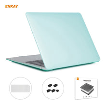 Load image into Gallery viewer, ENKAY 3 in 1 Matte Laptop Protective Case + EU Version TPU Keyboard Film + Anti-dust Plugs Set for MacBook Air 13.3 inch A2179 &amp; A2337 (2020), For MacBook Air 13.3 inch A2179 (2020)