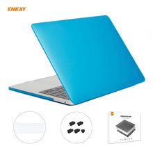 Load image into Gallery viewer, ENKAY 3 in 1 Matte Laptop Protective Case + EU Version TPU Keyboard Film + Anti-dust Plugs Set for MacBook Pro 13.3 inch A2251 &amp; A2289 &amp; A2338 (with Touch Bar), For MacBook Pro 13.3 inch A2251 (with Touch Bar)