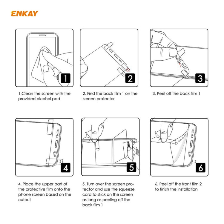 10 PCS ENKAY Hat-Prince 0.1mm 3D Full Screen Protector Explosion-proof Hydrogel Film, For Samsung Galaxy S21 5G, For Samsung Galaxy S21+ 5G, For Samsung Galaxy S21 Ultra 5G