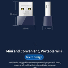 Load image into Gallery viewer, COMFAST CF-723B Mini 2 in 1 USB Bluetooth WiFi Adapter 150Mbps Wireless Network Card Receiver, CF-723B