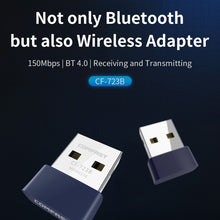 Load image into Gallery viewer, COMFAST CF-723B Mini 2 in 1 USB Bluetooth WiFi Adapter 150Mbps Wireless Network Card Receiver, CF-723B