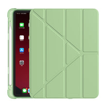 Load image into Gallery viewer, For iPad Air 11 2024 / Air 2022 10.9 Multi-folding Matte Surface Leather Tablet Case with Pen Slot