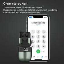 Load image into Gallery viewer, J28 TWS Wireless Bluetooth Earphones LED Digital Display HIFI Music Sport Earphone