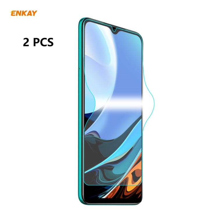 2 PCS ENKAY Hat-Prince 0.1mm 3D Full Screen Protector Explosion-proof Hydrogel Film
