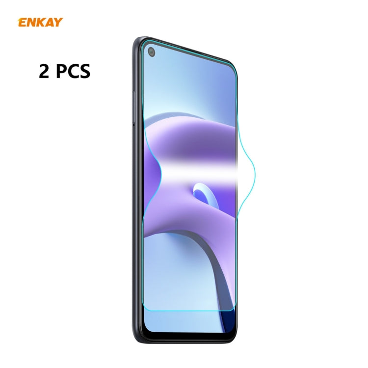 2 PCS ENKAY Hat-Prince 0.1mm 3D Full Screen Protector Explosion-proof Hydrogel Film