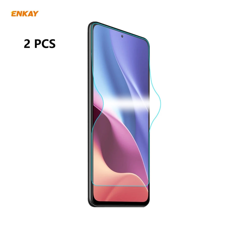 2 PCS ENKAY Hat-Prince 0.1mm 3D Full Screen Protector Explosion-proof Hydrogel Film