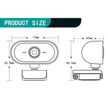 Load image into Gallery viewer, C11 2K Picture Quality HD Without Distortion 360 Degrees Rotate Built-in Microphone Sound Clear Webcams with Tripod