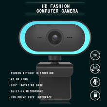Load image into Gallery viewer, C11 2K Picture Quality HD Without Distortion 360 Degrees Rotate Built-in Microphone Sound Clear Webcams with Tripod