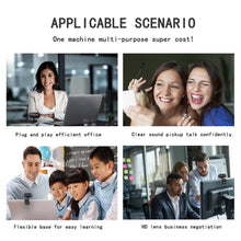 Load image into Gallery viewer, C11 2K Picture Quality HD Without Distortion 360 Degrees Rotate Built-in Microphone Sound Clear Webcams with Tripod