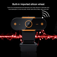 Load image into Gallery viewer, 312 1080P HD USB 2.0 PC Desktop Camera Webcam with Mic, Cable Length: about 1.3m, Regular, with Tripod, Anti-peep