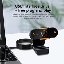 Load image into Gallery viewer, 312 1080P HD USB 2.0 PC Desktop Camera Webcam with Mic, Cable Length: about 1.3m, Regular, with Tripod, Anti-peep