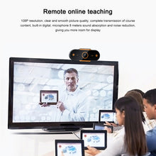 Load image into Gallery viewer, 312 1080P HD USB 2.0 PC Desktop Camera Webcam with Mic, Cable Length: about 1.3m, Regular, with Tripod, Anti-peep