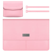 Load image into Gallery viewer, Litchi Pattern PU Leather Waterproof Ultra-thin Protection Liner Bag Briefcase Laptop Carrying Bag for 13-14 inch Laptops, For 13-14 inch