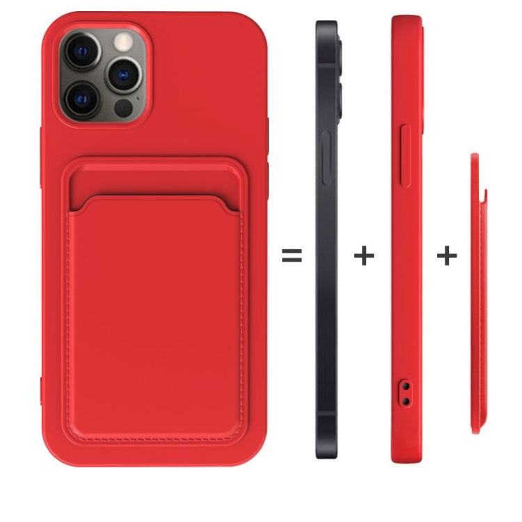 TPU + Flannel Lining Shockproof  Case with Card Slots, For iPhone 12 Pro Max, For iPhone 12 Pro, For iPhone 12, For  iPhone 12 Mini