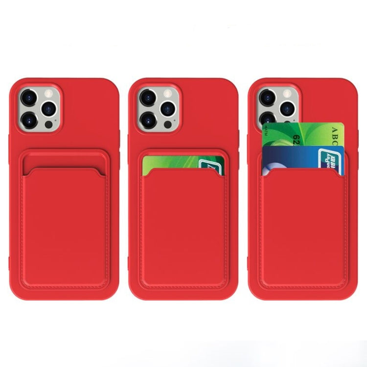 TPU + Flannel Lining Shockproof  Case with Card Slots, For iPhone 12 Pro Max, For iPhone 12 Pro, For iPhone 12, For  iPhone 12 Mini