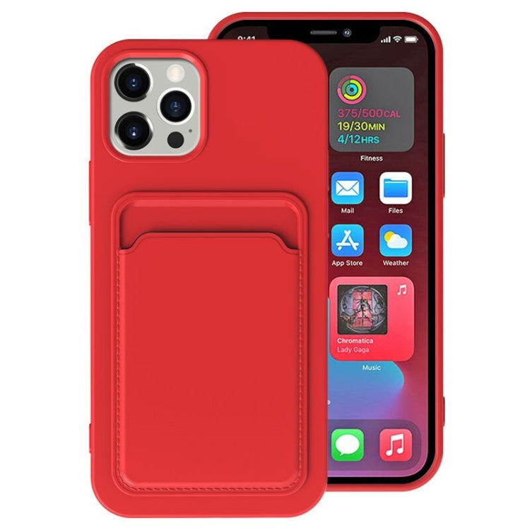 TPU + Flannel Lining Shockproof  Case with Card Slots, For iPhone 12 Pro Max, For iPhone 12 Pro, For iPhone 12, For  iPhone 12 Mini