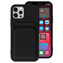 Load image into Gallery viewer, TPU + Flannel Lining Shockproof  Case with Card Slots, For iPhone 11 Pro Max, For iPhone 11, For iPhone 11 Pro