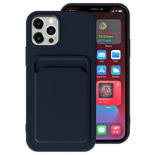 Load image into Gallery viewer, TPU + Flannel Lining Shockproof  Case with Card Slots, For iPhone 11 Pro Max, For iPhone 11, For iPhone 11 Pro