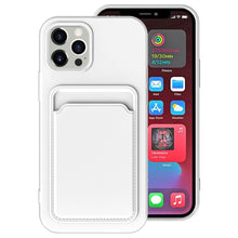 Load image into Gallery viewer, TPU + Flannel Lining Shockproof  Case with Card Slots, For iPhone 11 Pro Max, For iPhone 11, For iPhone 11 Pro