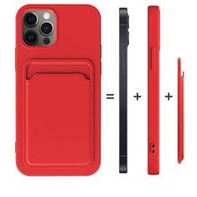 Load image into Gallery viewer, TPU + Flannel Lining Shockproof  Case with Card Slots, For iPhone 11 Pro Max, For iPhone 11, For iPhone 11 Pro