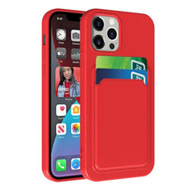 Load image into Gallery viewer, TPU + Flannel Lining Shockproof  Case with Card Slots, For iPhone 11 Pro Max, For iPhone 11, For iPhone 11 Pro