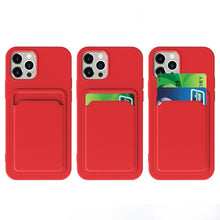 Load image into Gallery viewer, TPU + Flannel Lining Shockproof  Case with Card Slots, For iPhone 11 Pro Max, For iPhone 11, For iPhone 11 Pro