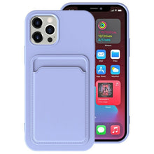 Load image into Gallery viewer, TPU + Flannel Lining Shockproof  Case with Card Slots, For iPhone 11 Pro Max, For iPhone 11, For iPhone 11 Pro