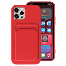 Load image into Gallery viewer, TPU + Flannel Lining Shockproof  Case with Card Slots, For iPhone 11 Pro Max, For iPhone 11, For iPhone 11 Pro