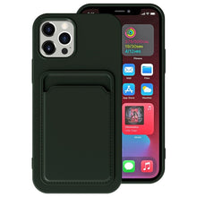 Load image into Gallery viewer, TPU + Flannel Lining Shockproof  Case with Card Slots, For iPhone 11 Pro Max, For iPhone 11, For iPhone 11 Pro